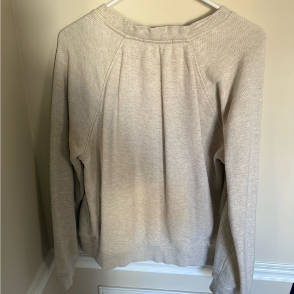 Jenni Kayne Minimalist Saturday Sweatshirt in Oatmeal Sz Large Lounge Casual - Picture 7 of 7